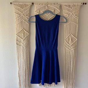 Cobalt blue skater dress